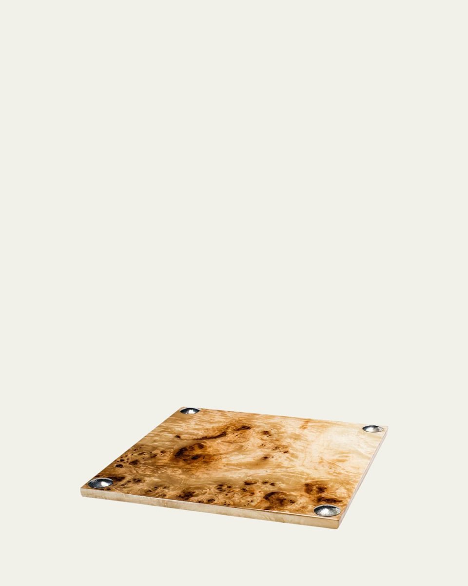 Burl Veneer Large Serving Board